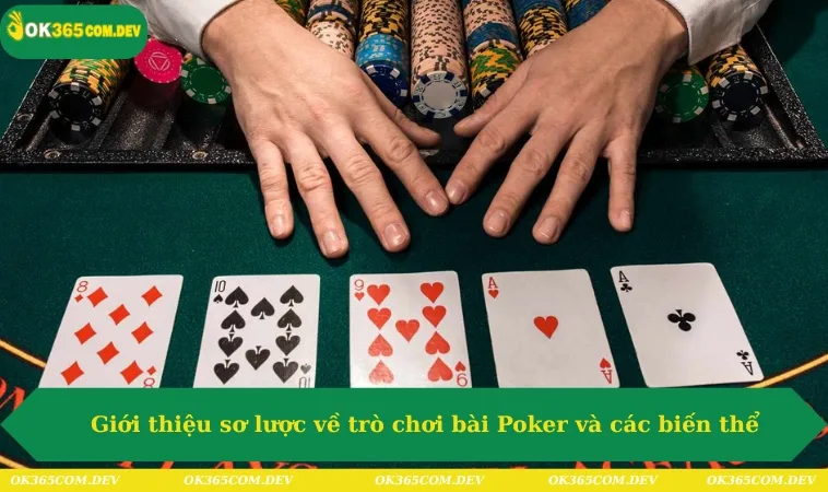 Cách Chơi Poker Đơn Giản Và Dễ Hiểu Với Hướng Dẫn Từ OK365 309 Giới thiệu sơ lược về trò chơi bài Poker và các biến thể