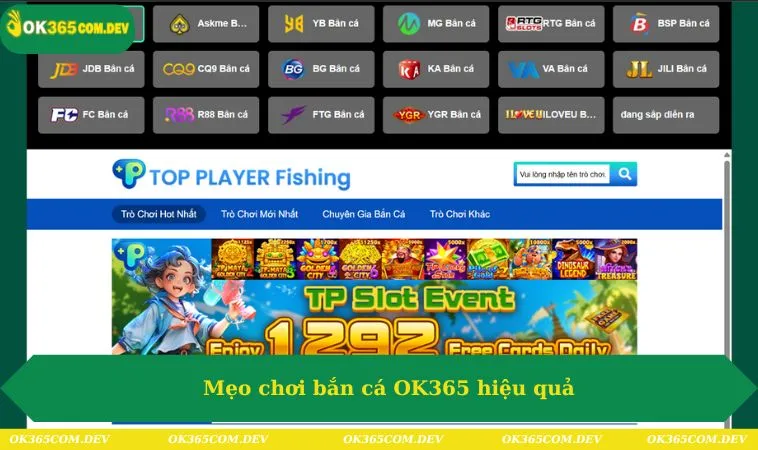 Bắn Cá OK365 285 Mẹo chơi bắn cá OK365 hiệu quả